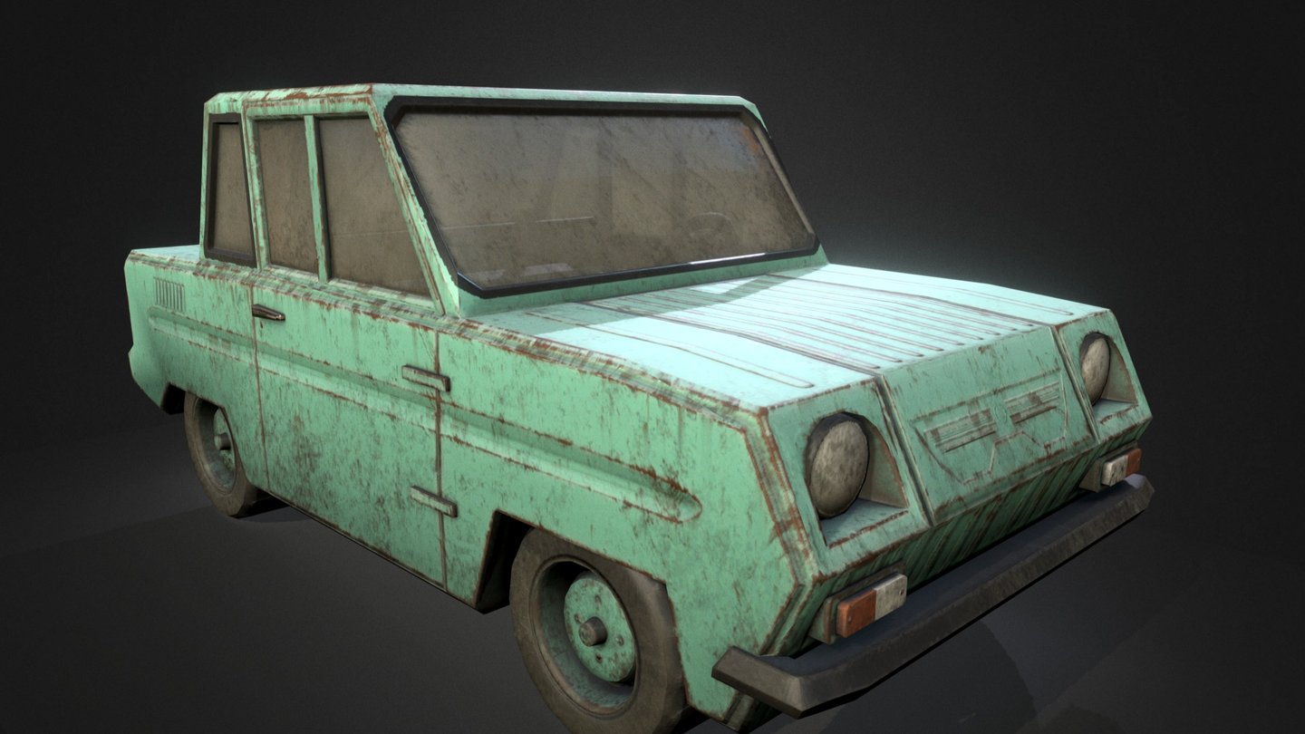 SMZ S3D (СеАЗ С-3Д) Cycle-Car 3d model