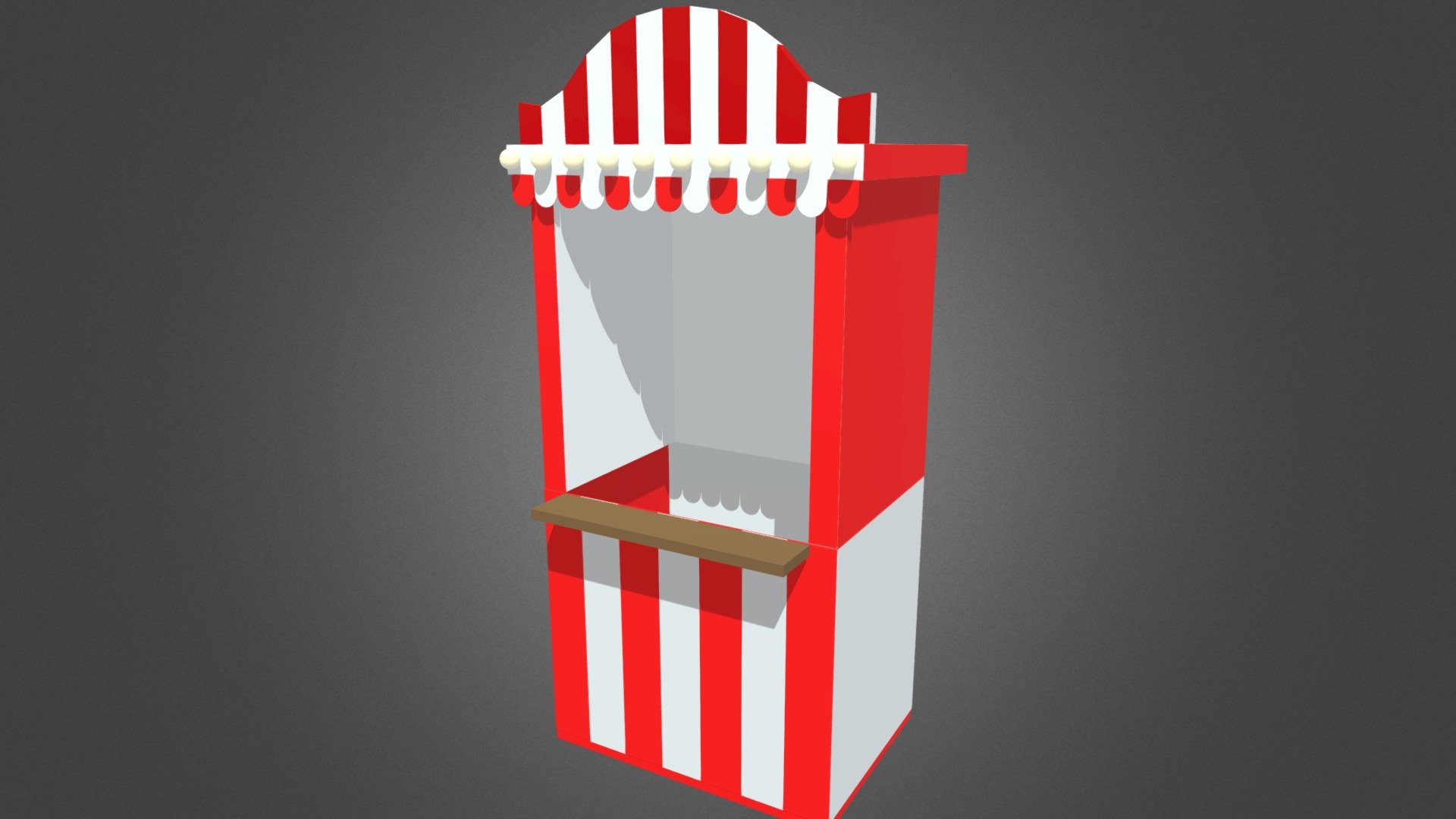 Ticket Booth 3d model