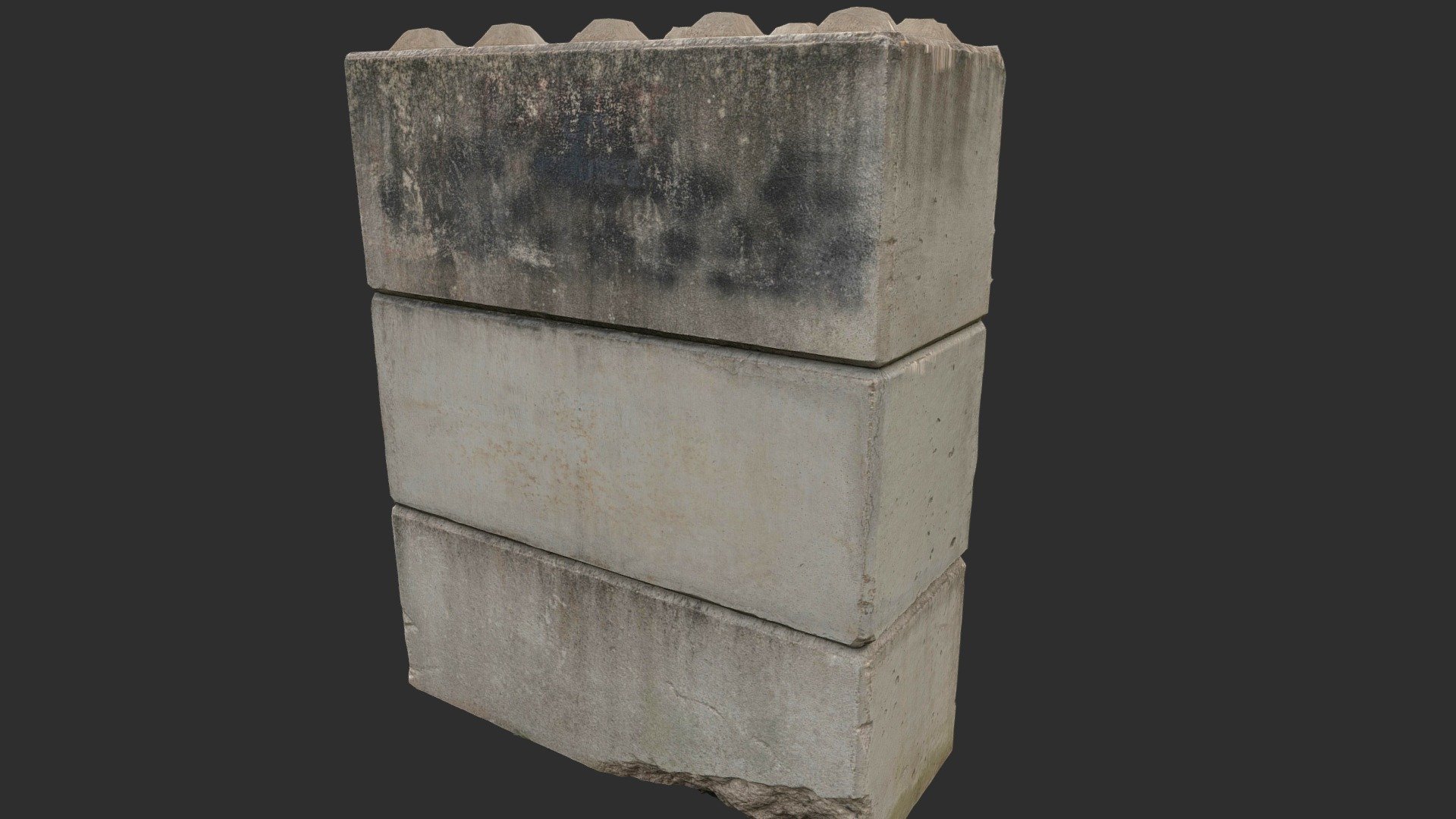 Concrete scan No. 6 3d model