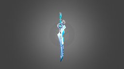 LOW_POLY SCI-FI_SWORD