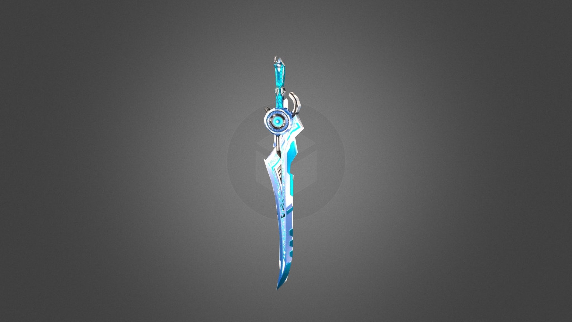 LOW_POLY SCI-FI_SWORD 3d model