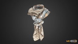 Brown Pattern Scarf