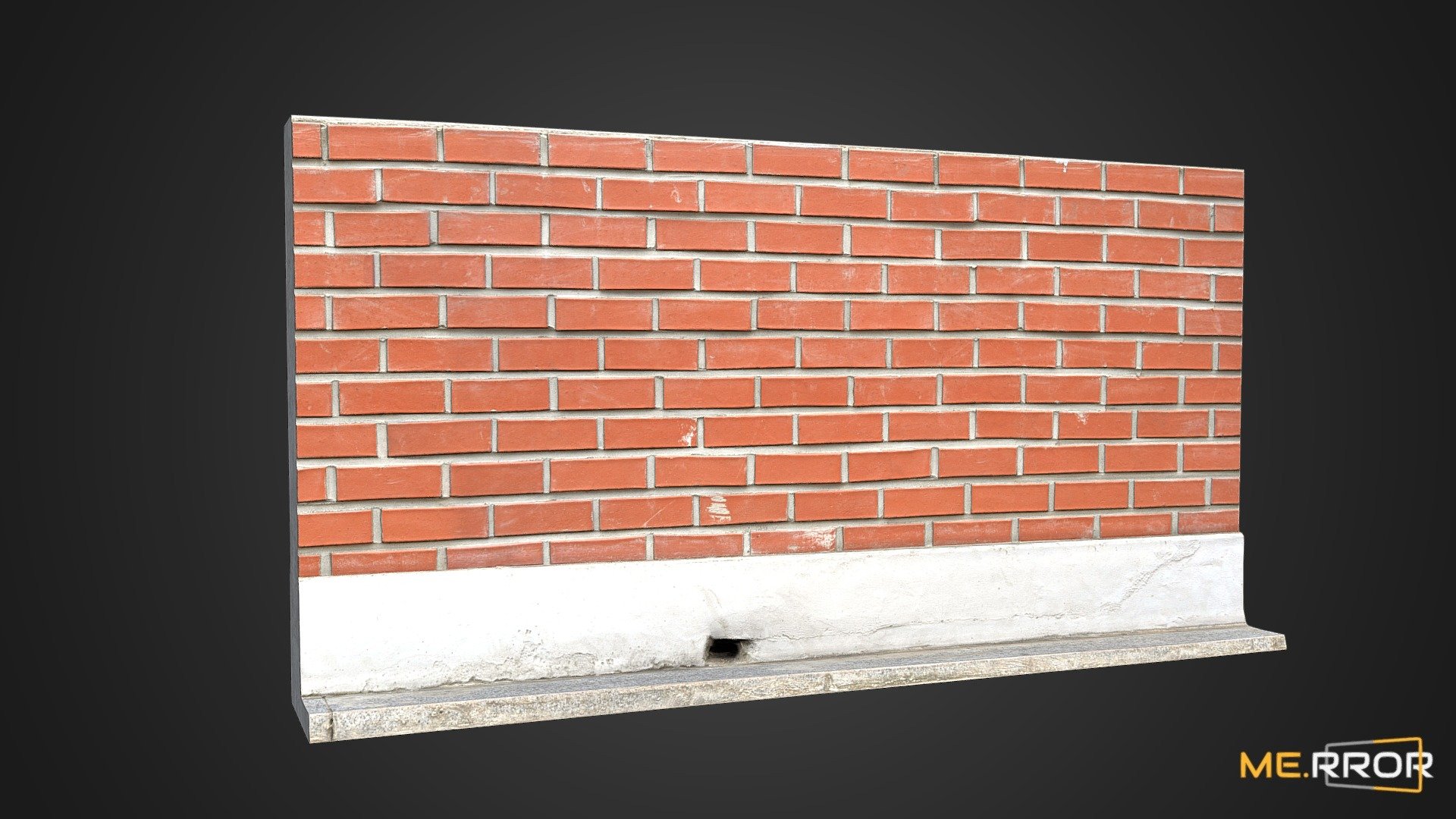 [Game-Ready] Brick Wall 3d model