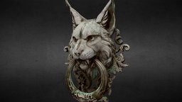 Lynx door knocker