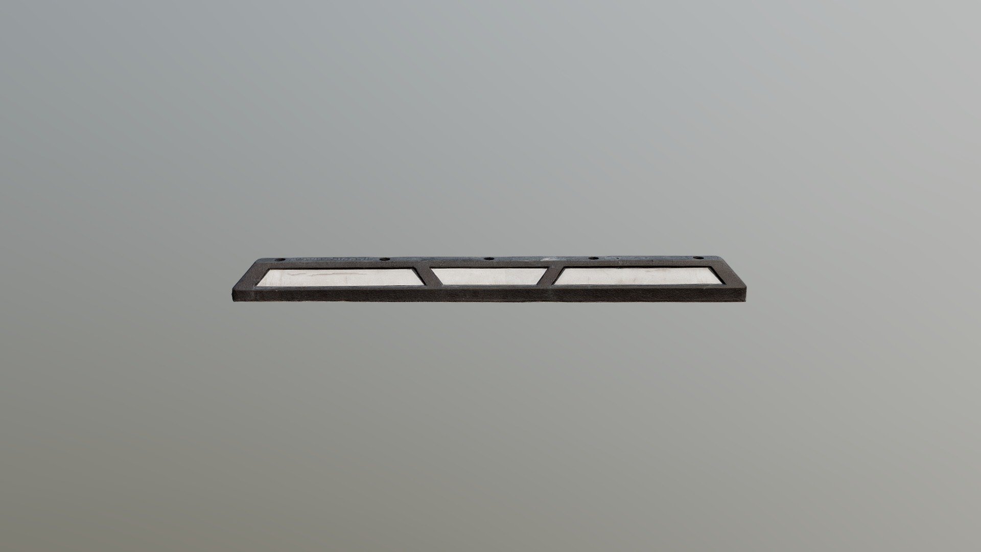 Rubber Parking Curb Car Stop 3d model