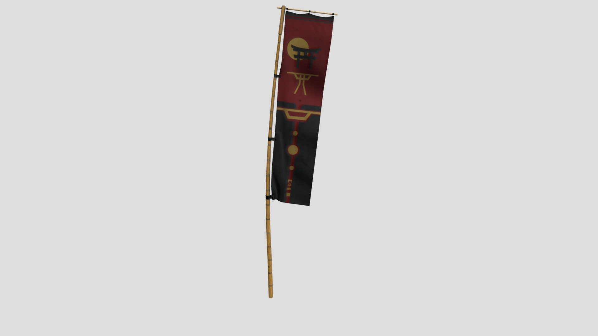 flag 3d model