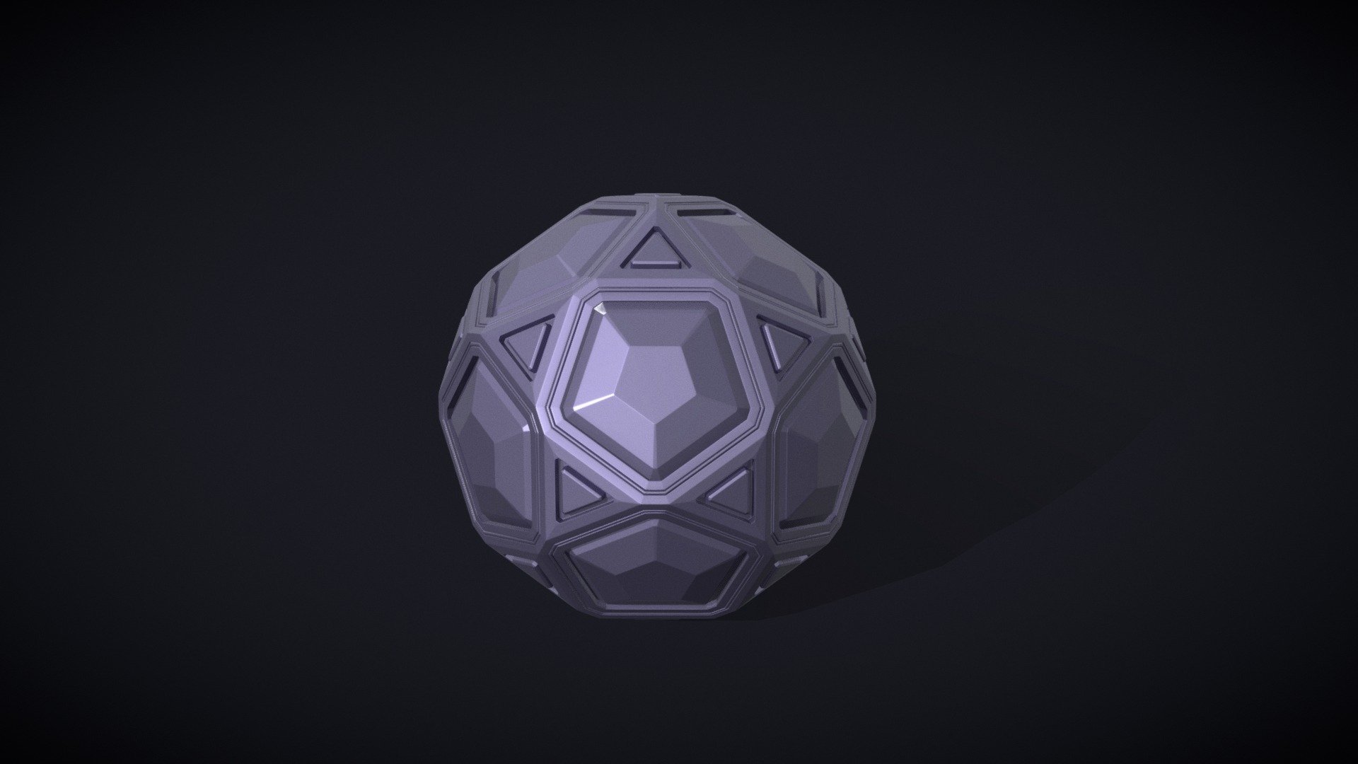 Sci-fi Orb 3d model