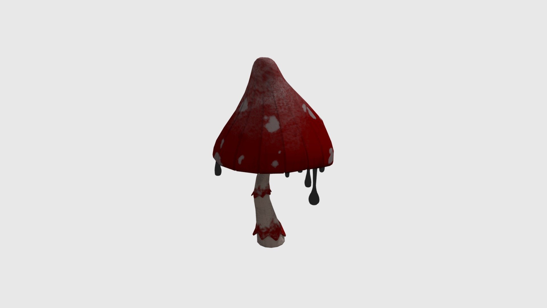 musroom fly agaric 3d model