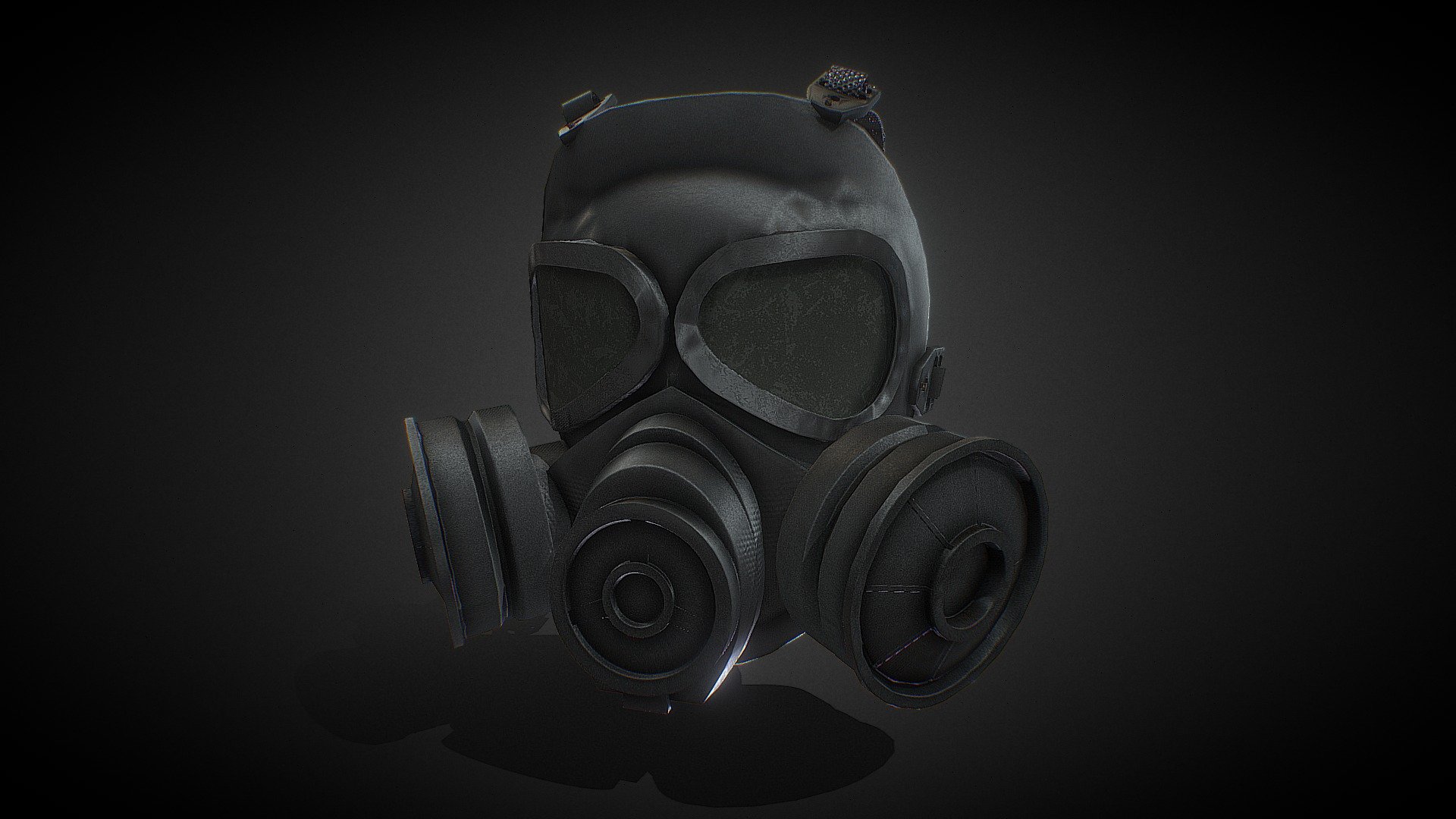 Gas mask 3d model