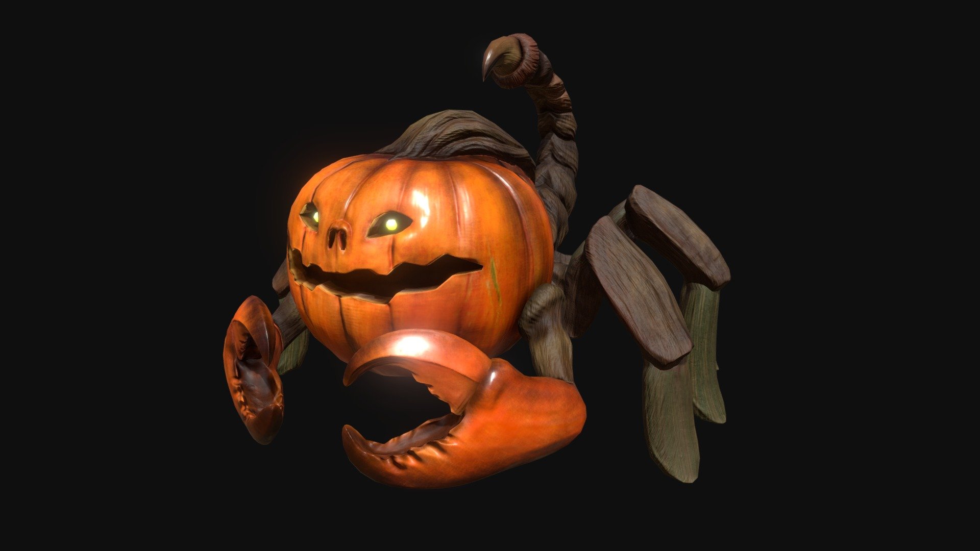 Pumpkin_Scorpion 3d model