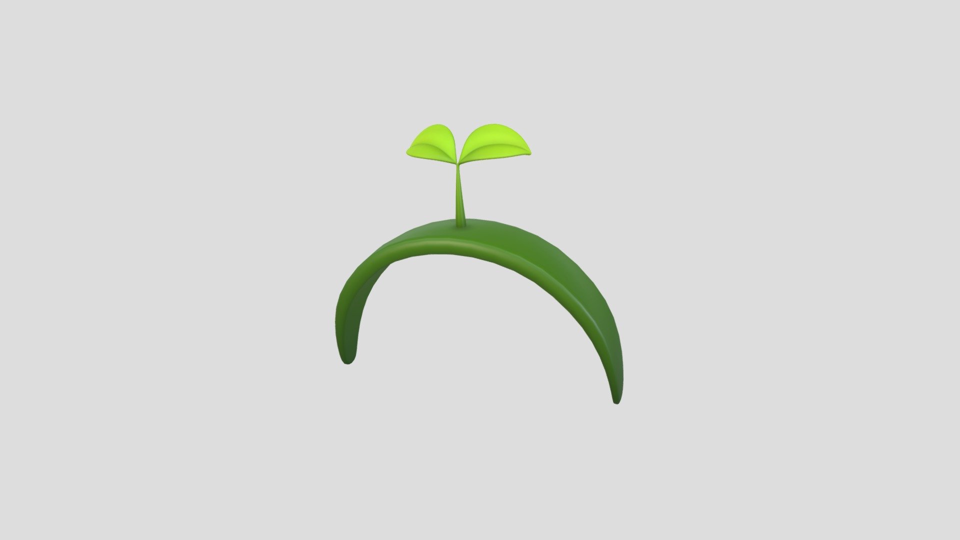 Leaf Headband 3d model