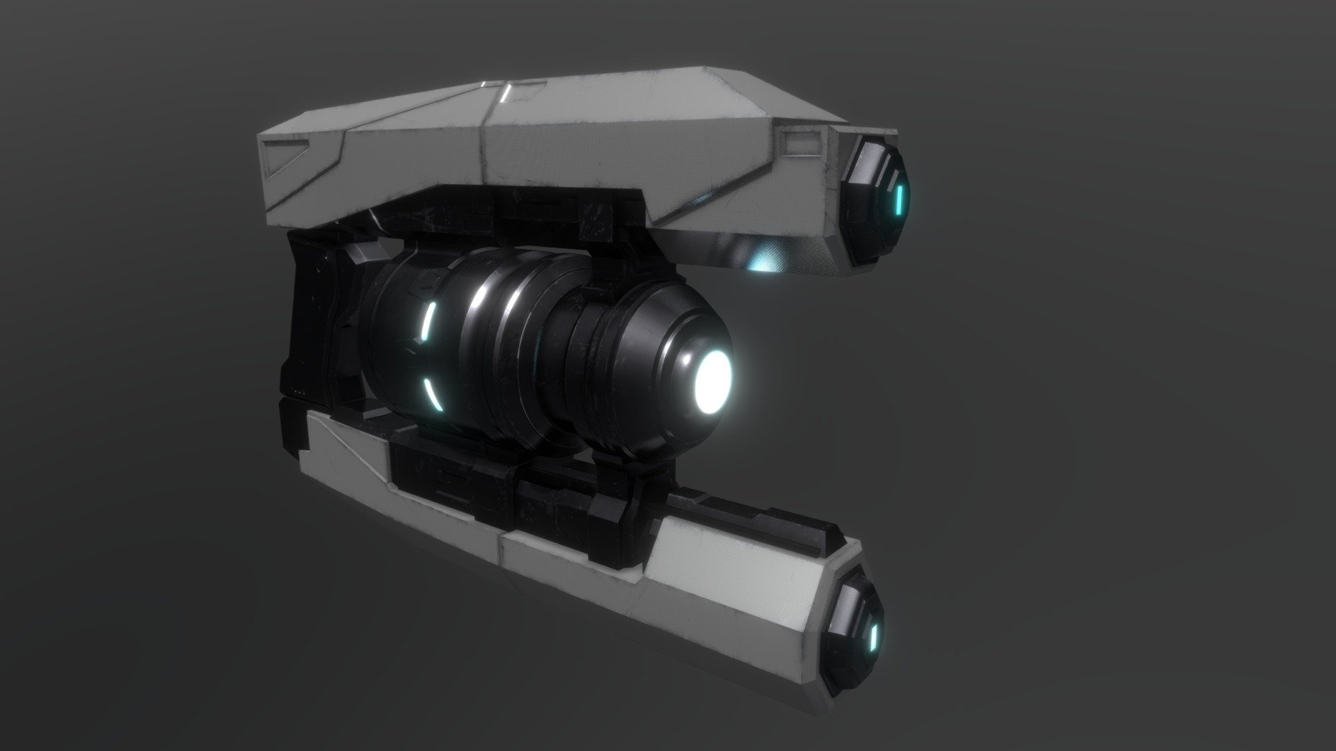 Custom Halo Infinite Armament Blaster 3d model