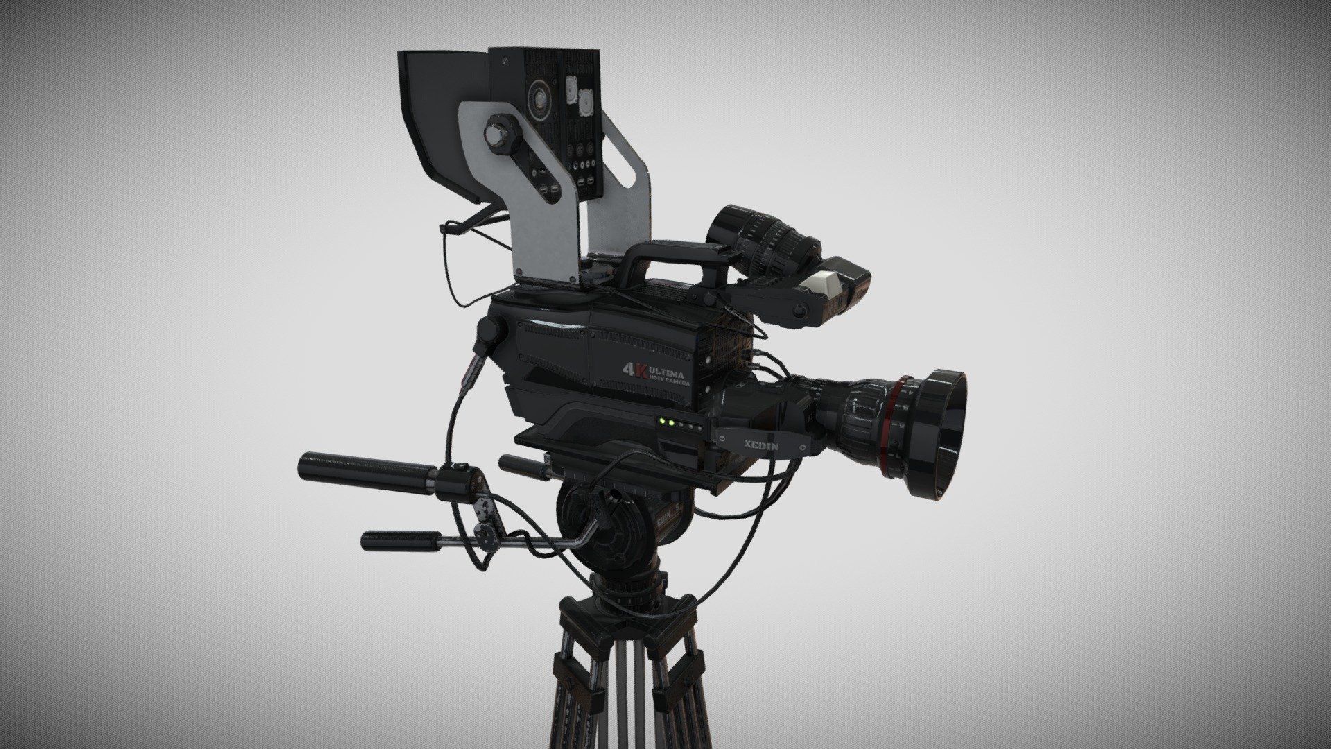 TV Camera Ultima 3d model