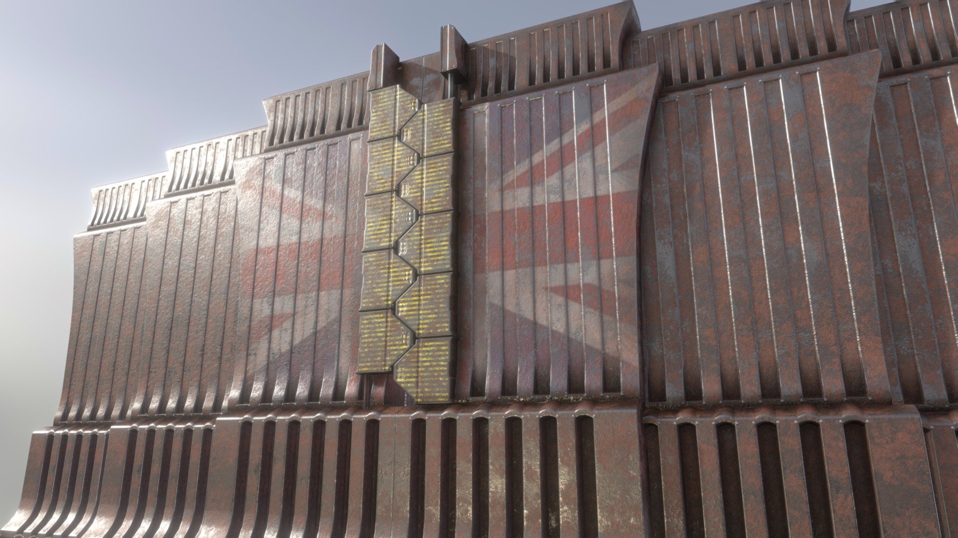 Fallout: London Westminster Gate 3d model