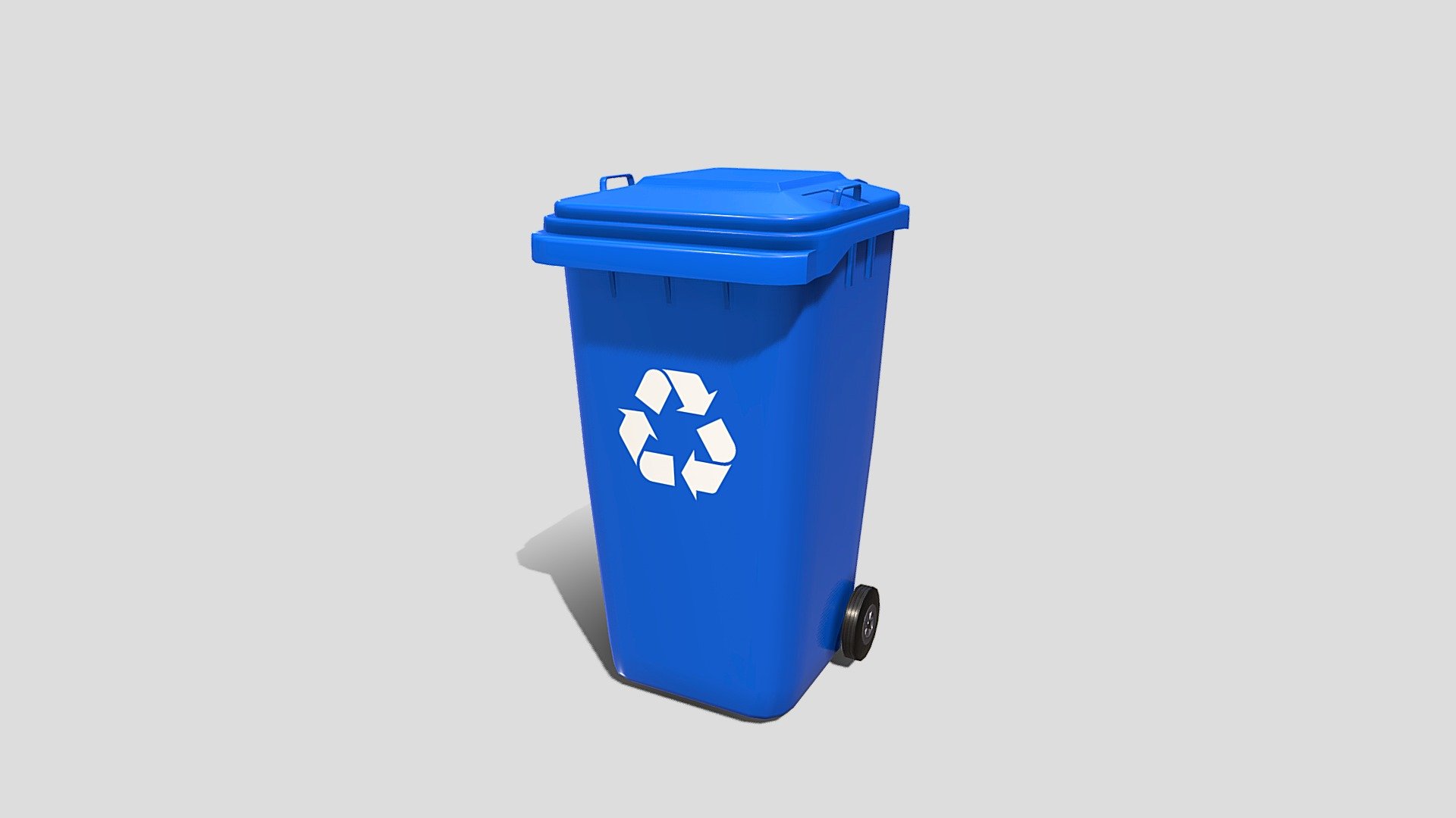 Trash can v14 3d model