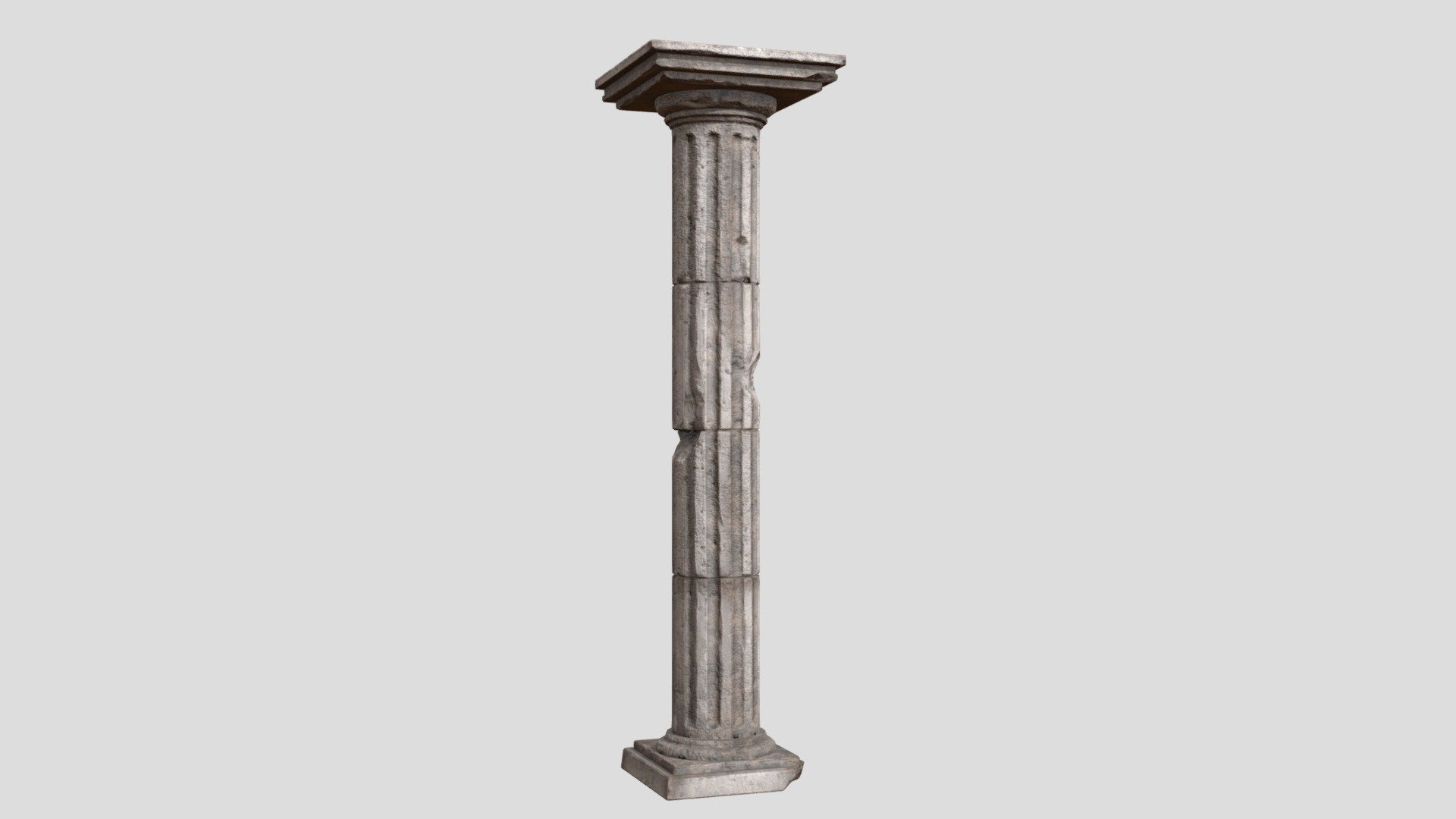 Stone Column 3d model