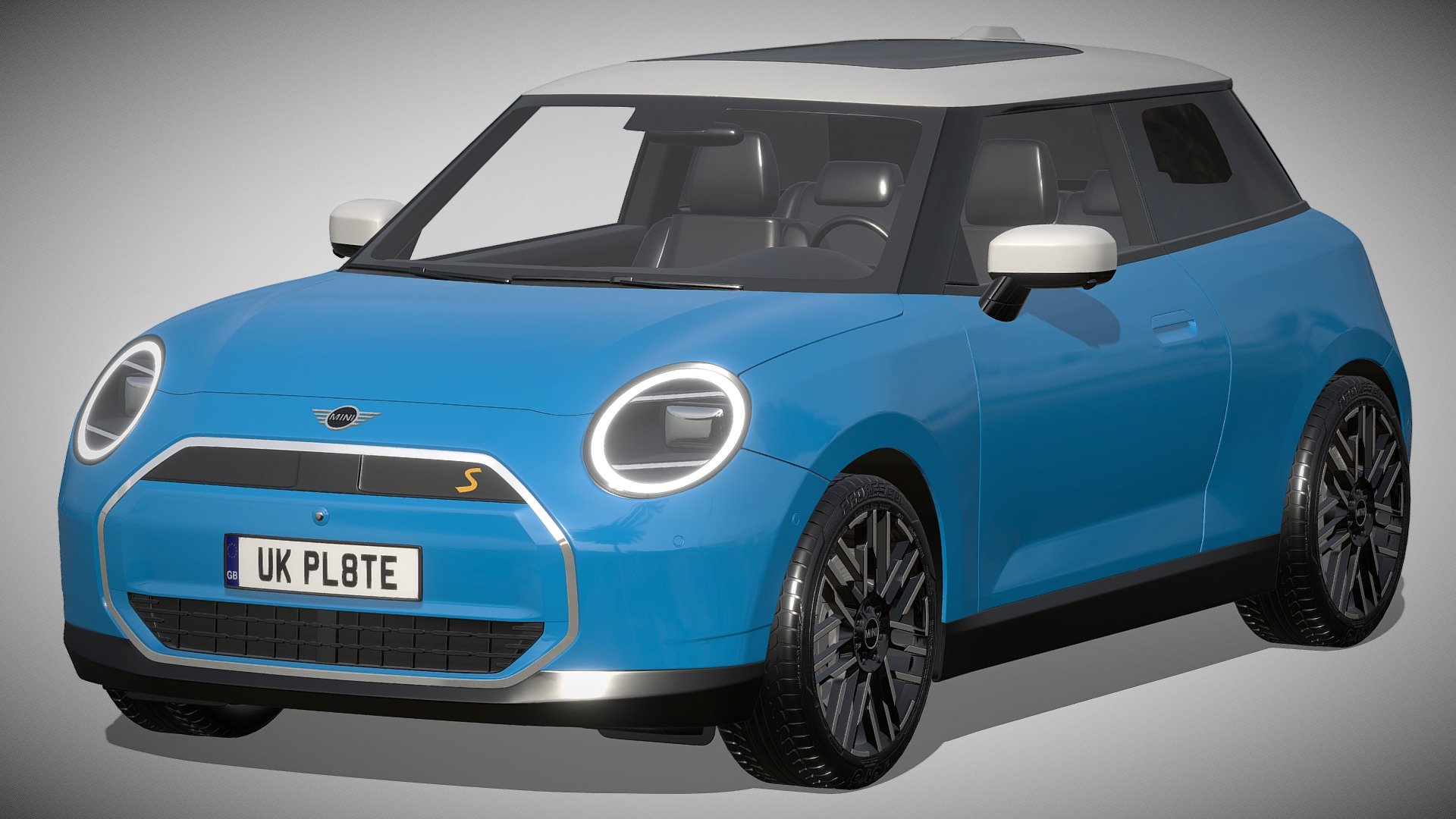 Mini Cooper SE 2024 3d model