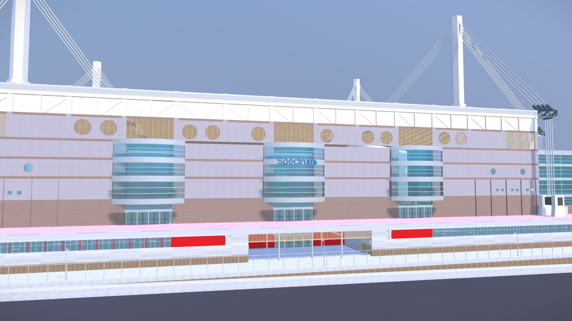 Alamodome 3d model