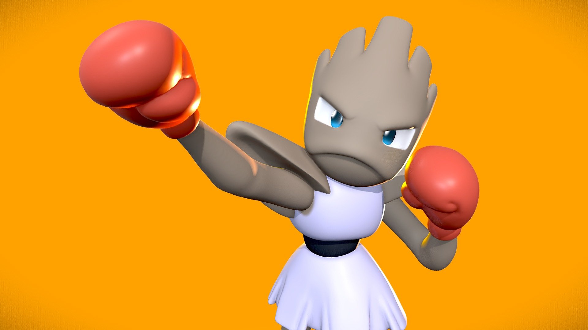 Hitmonchan 3d model