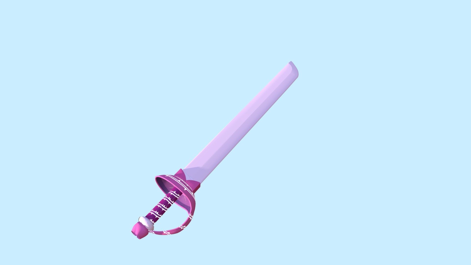 Rose Quartzs Sword 3d model