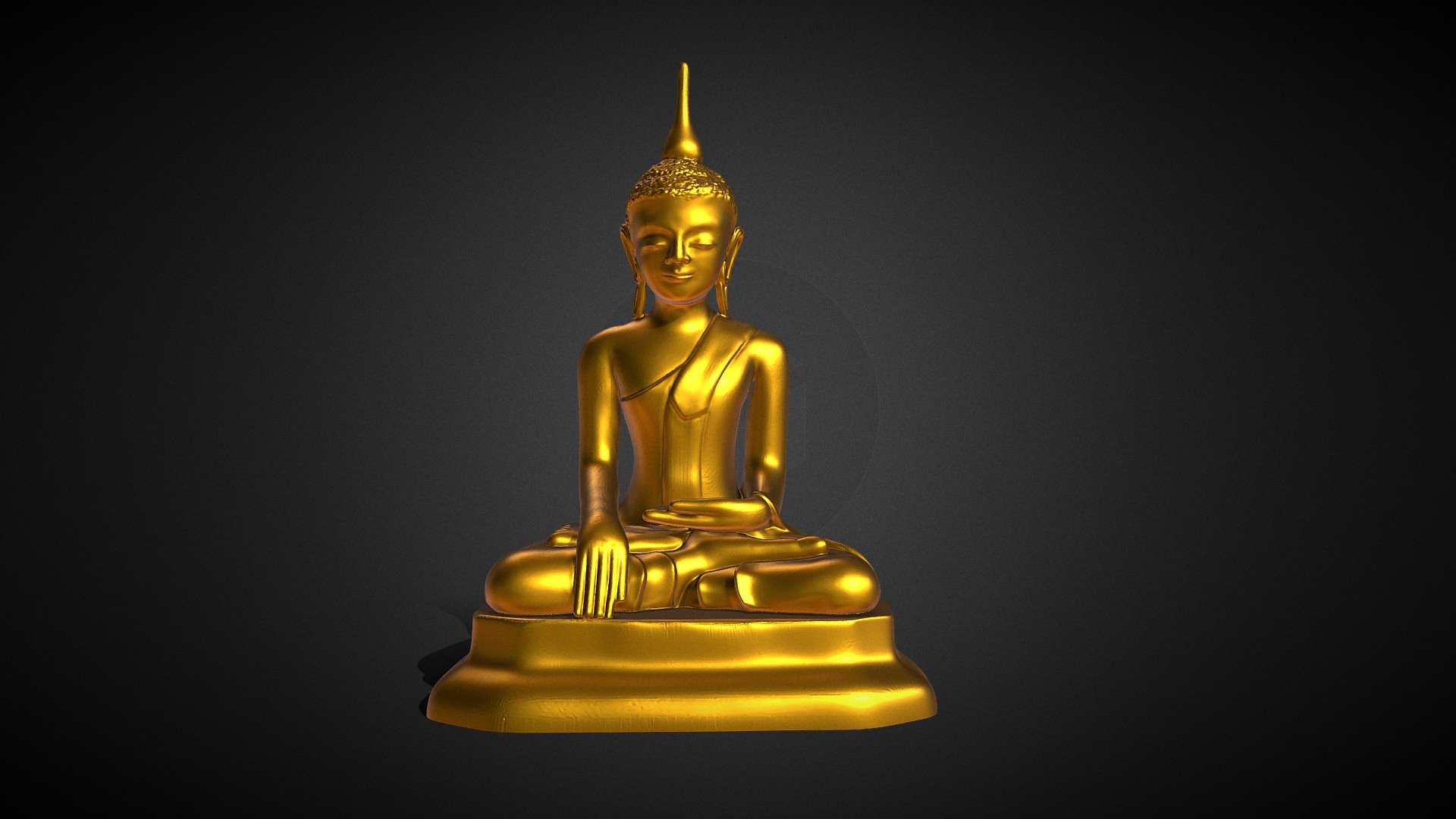 Buddha statue 3d model