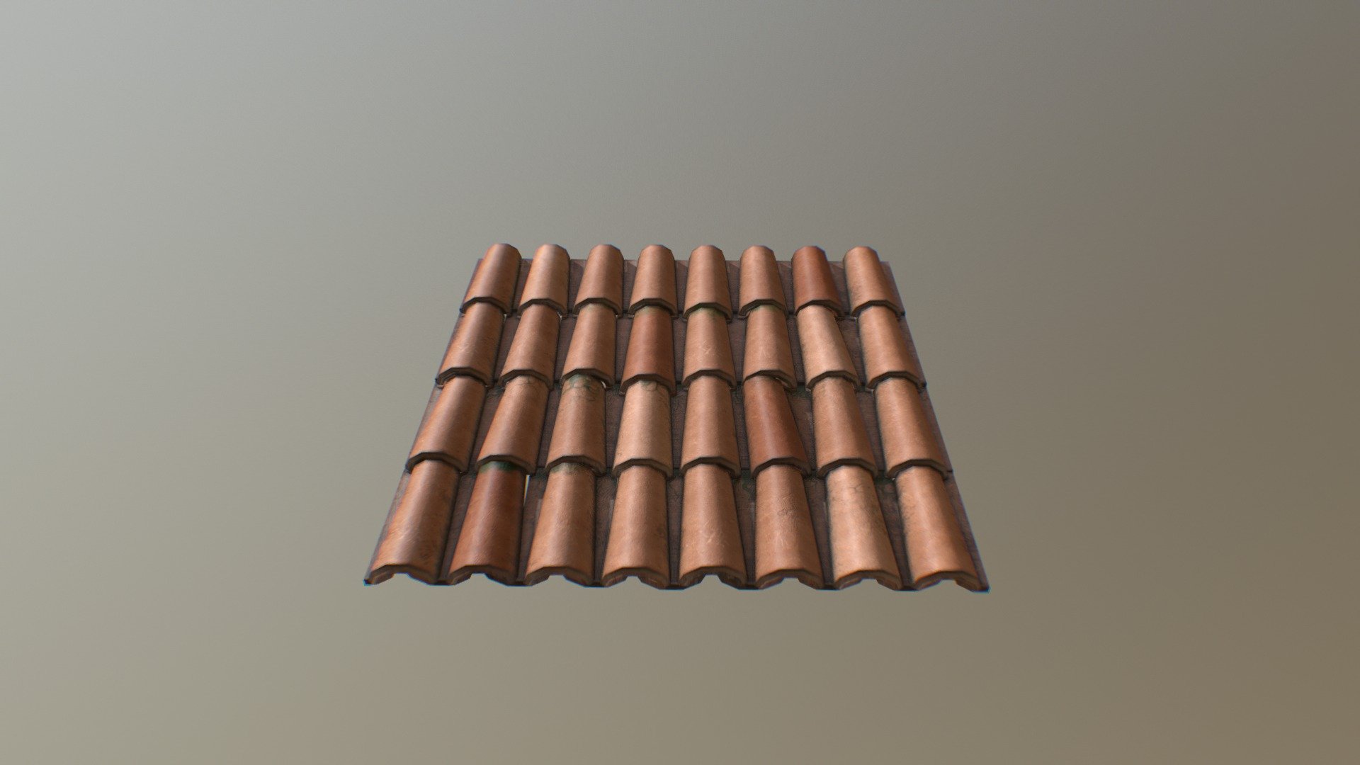 Modular Roof Shingles 3d model