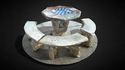 marble table