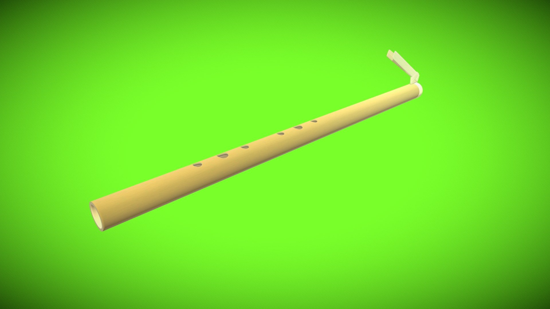 Suling_OBJ FBX 3d model