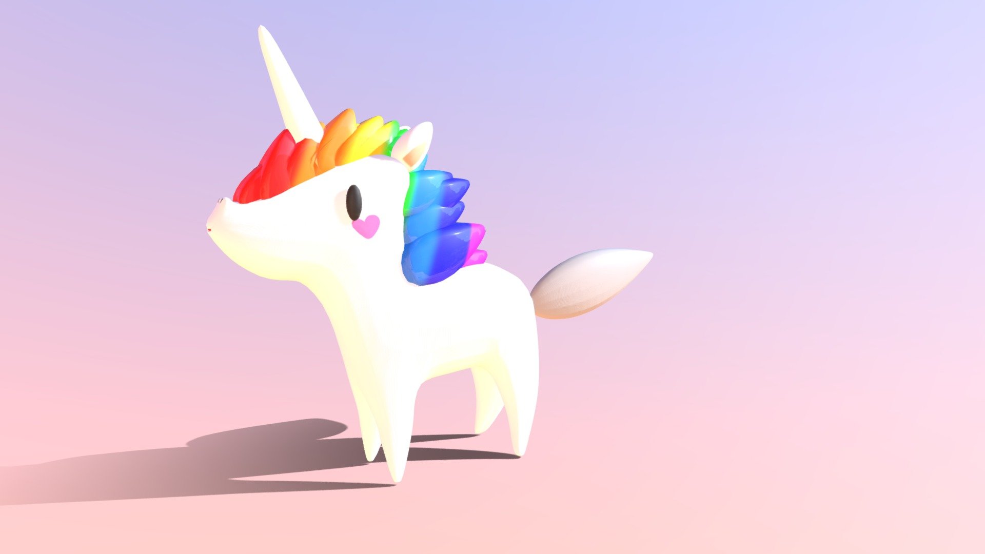 Unicorn 3d model