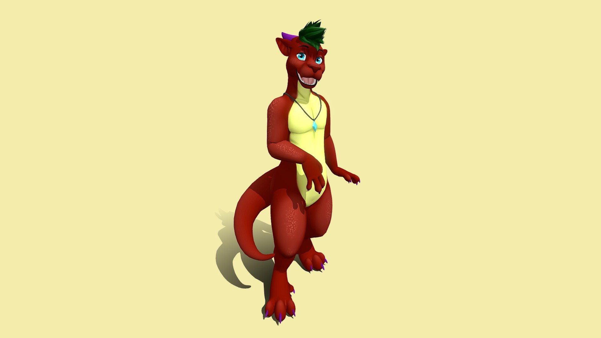 Kayron VRChat Avatar 3d model