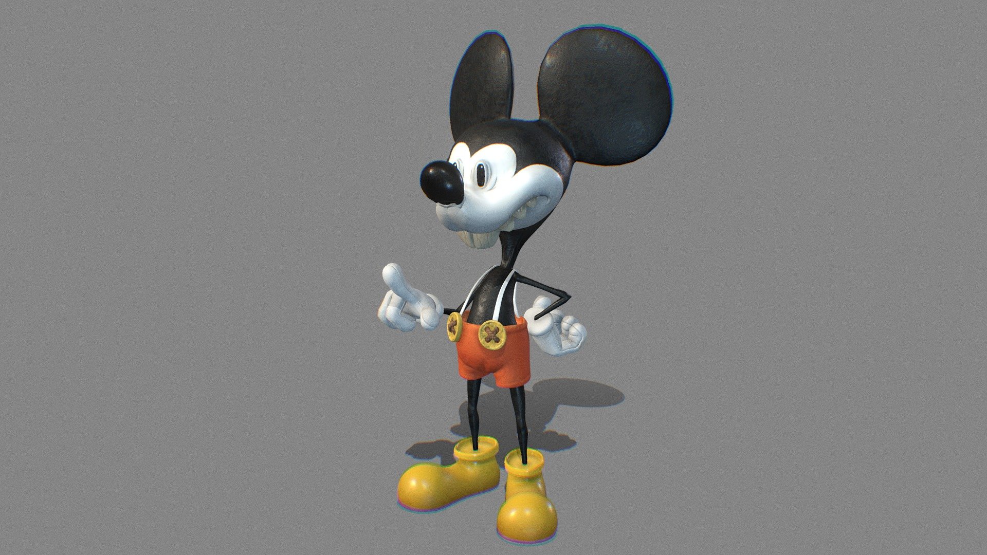 Mickey Mouse 3d model