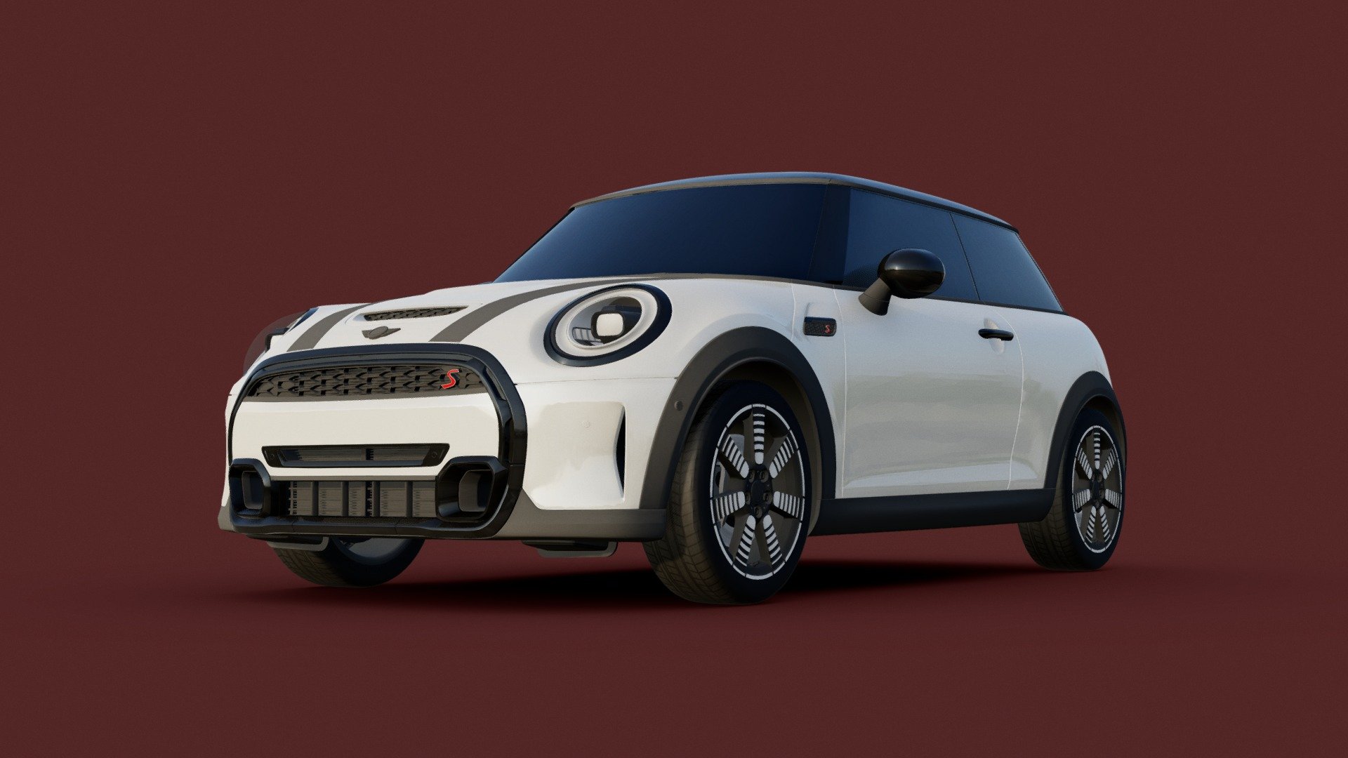 2022 Mini Cooper+S 3d model