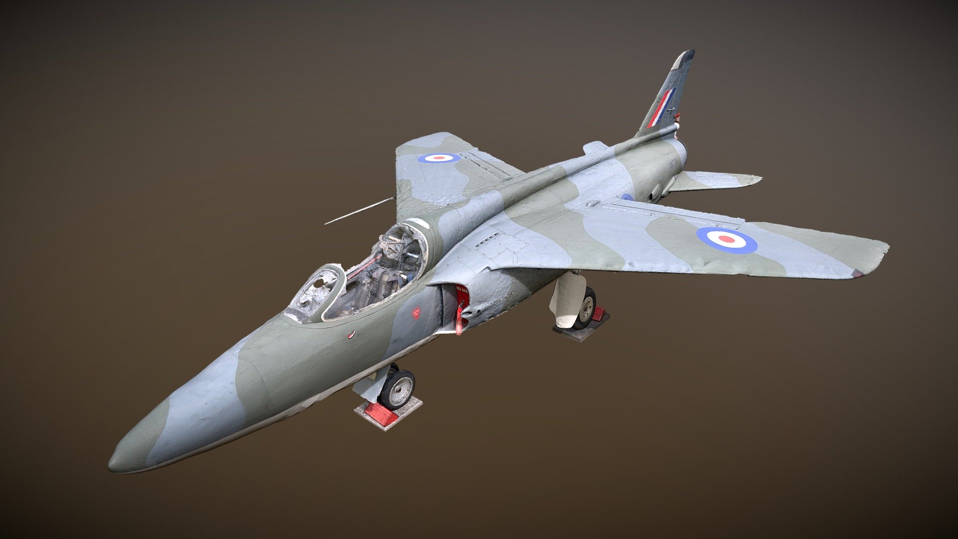 Folland Gnat 3d model