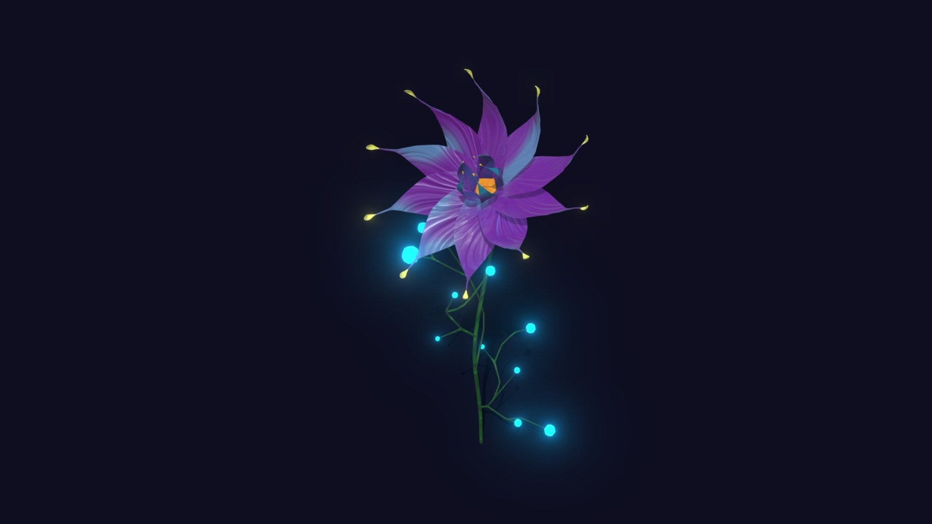 Flower Day 7 #3December2022Challenge 3d model