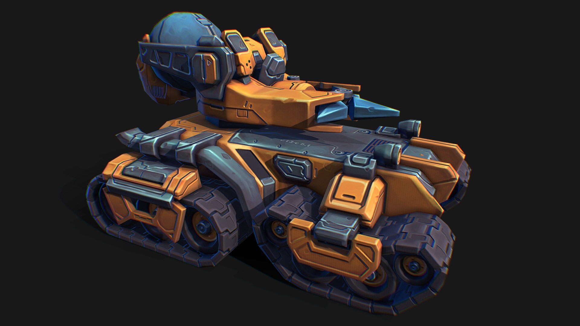 Tank 013 3d model