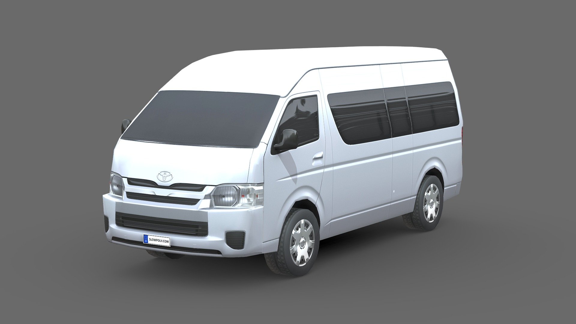 Toyota Hiace Passenger Van L2H3 GLX 2020 3d model