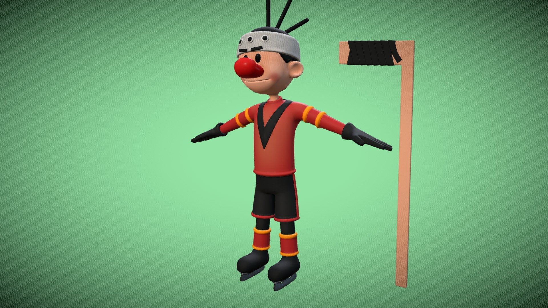 Puck puck! 3d model