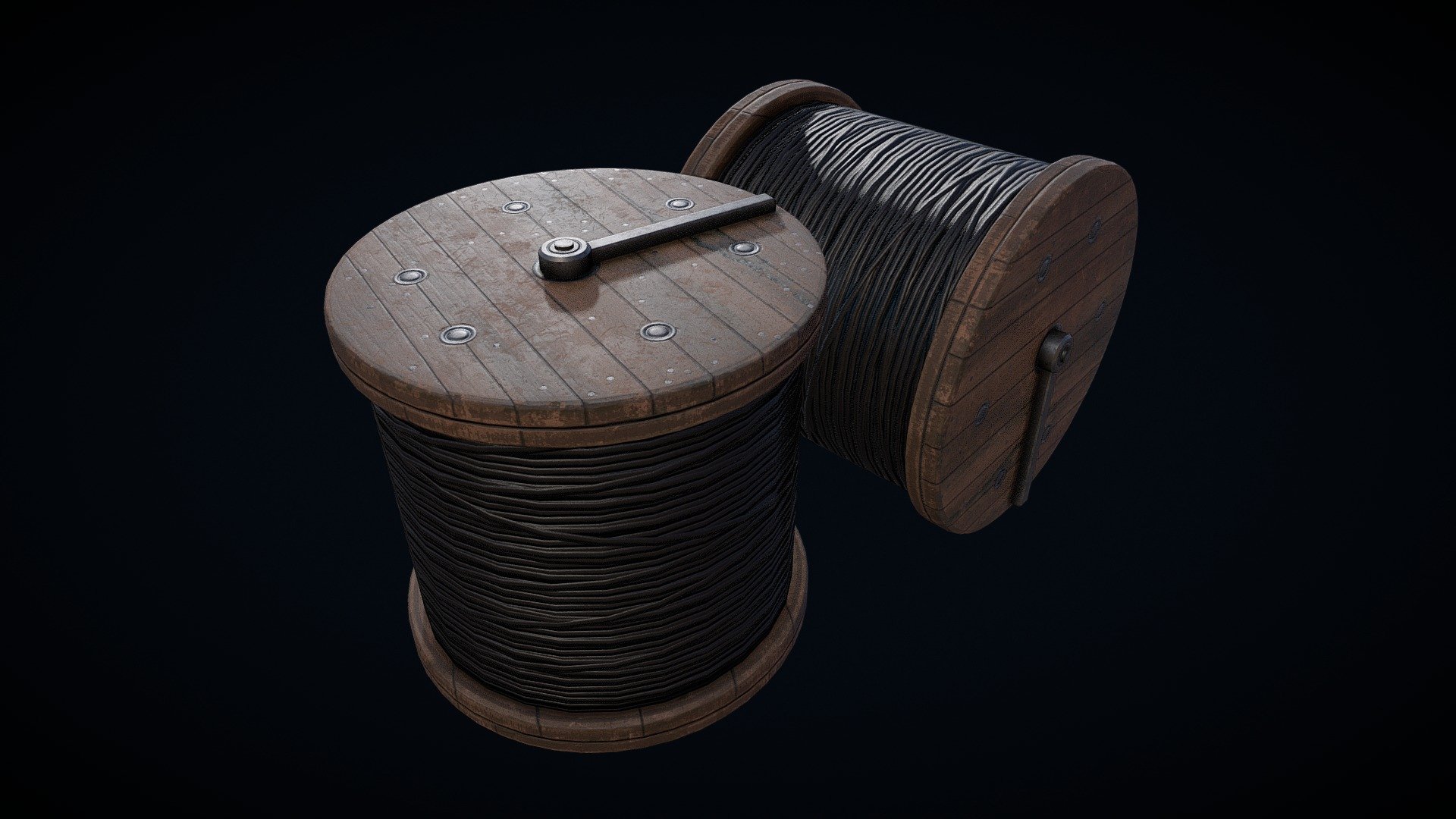 Cable Drum 3d model