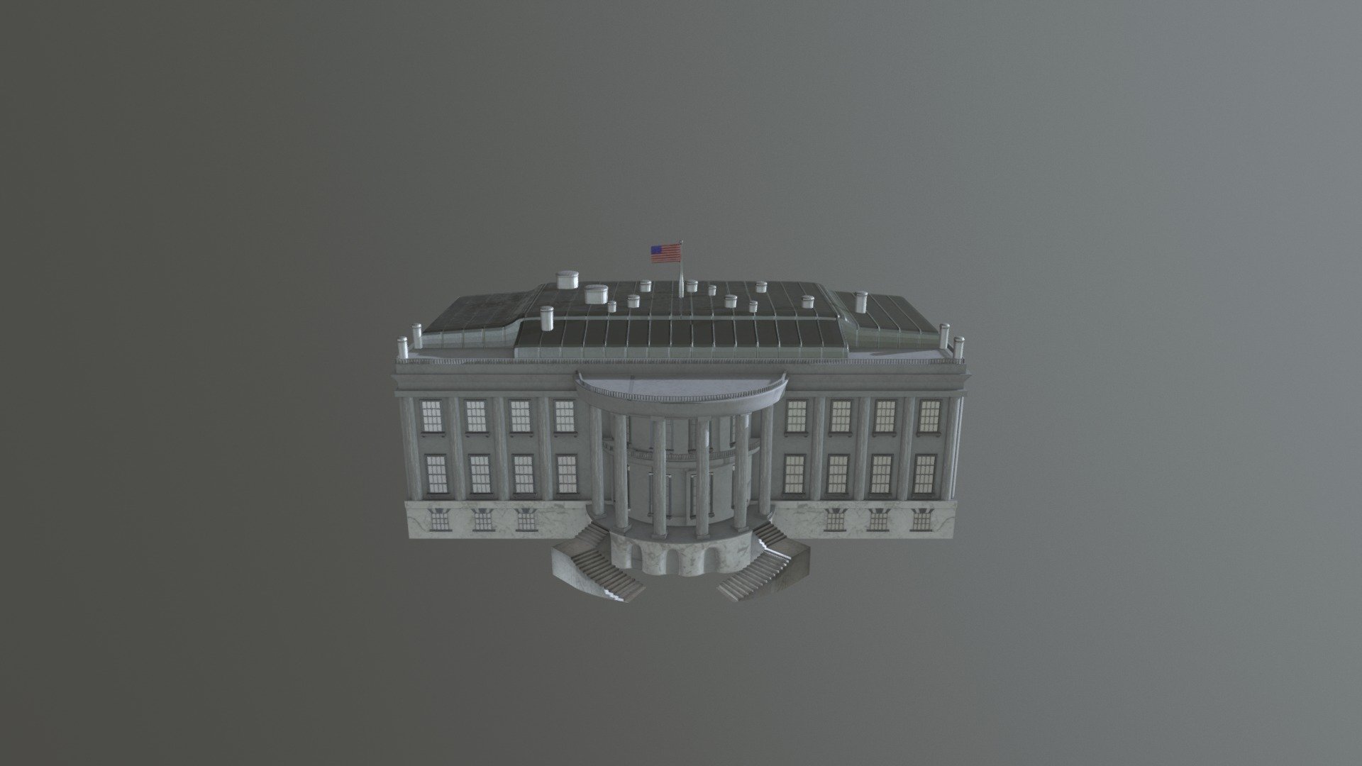 White House KubaKrise 3d model