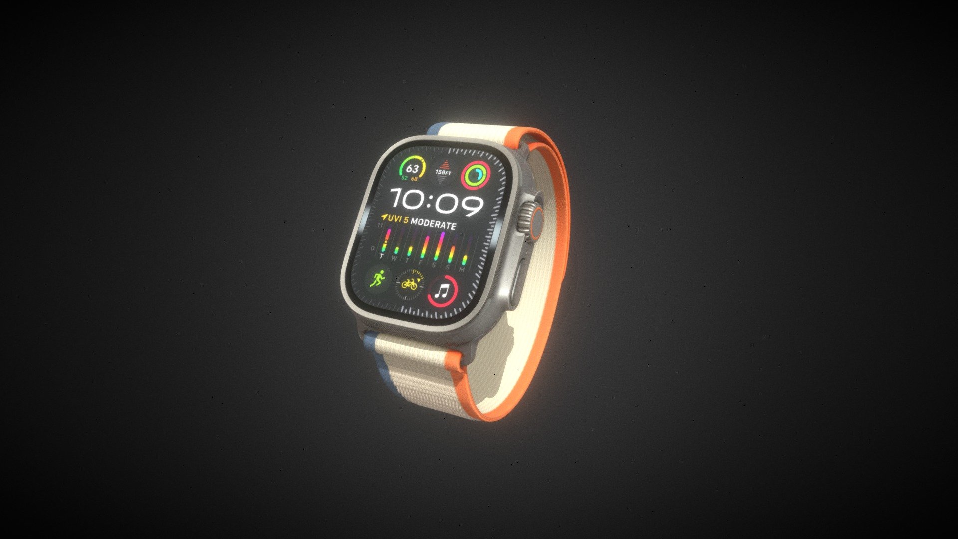 Apple Watch Ultra 2 3d model