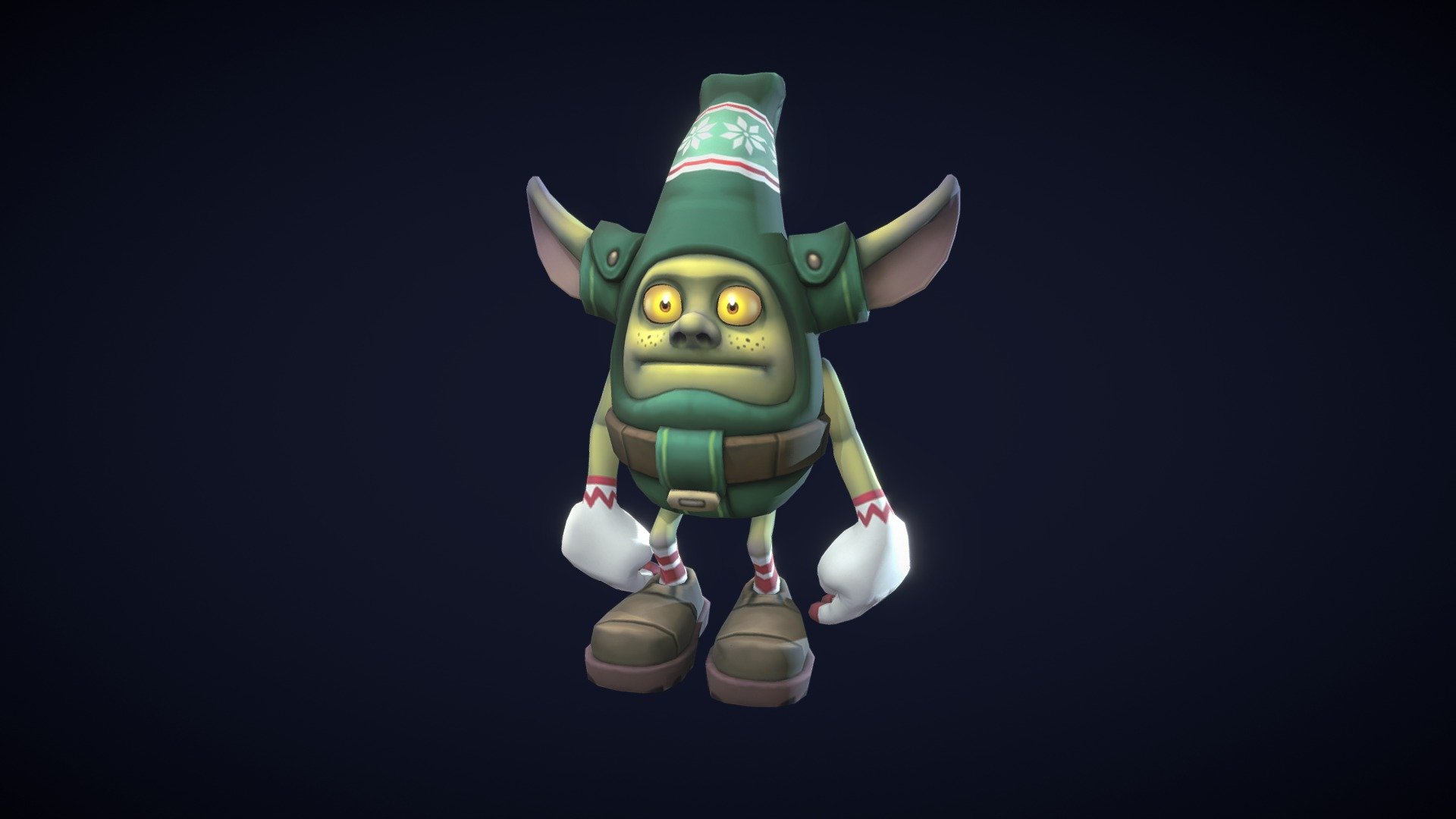 Christmas Elves Facialpose Test 3d model