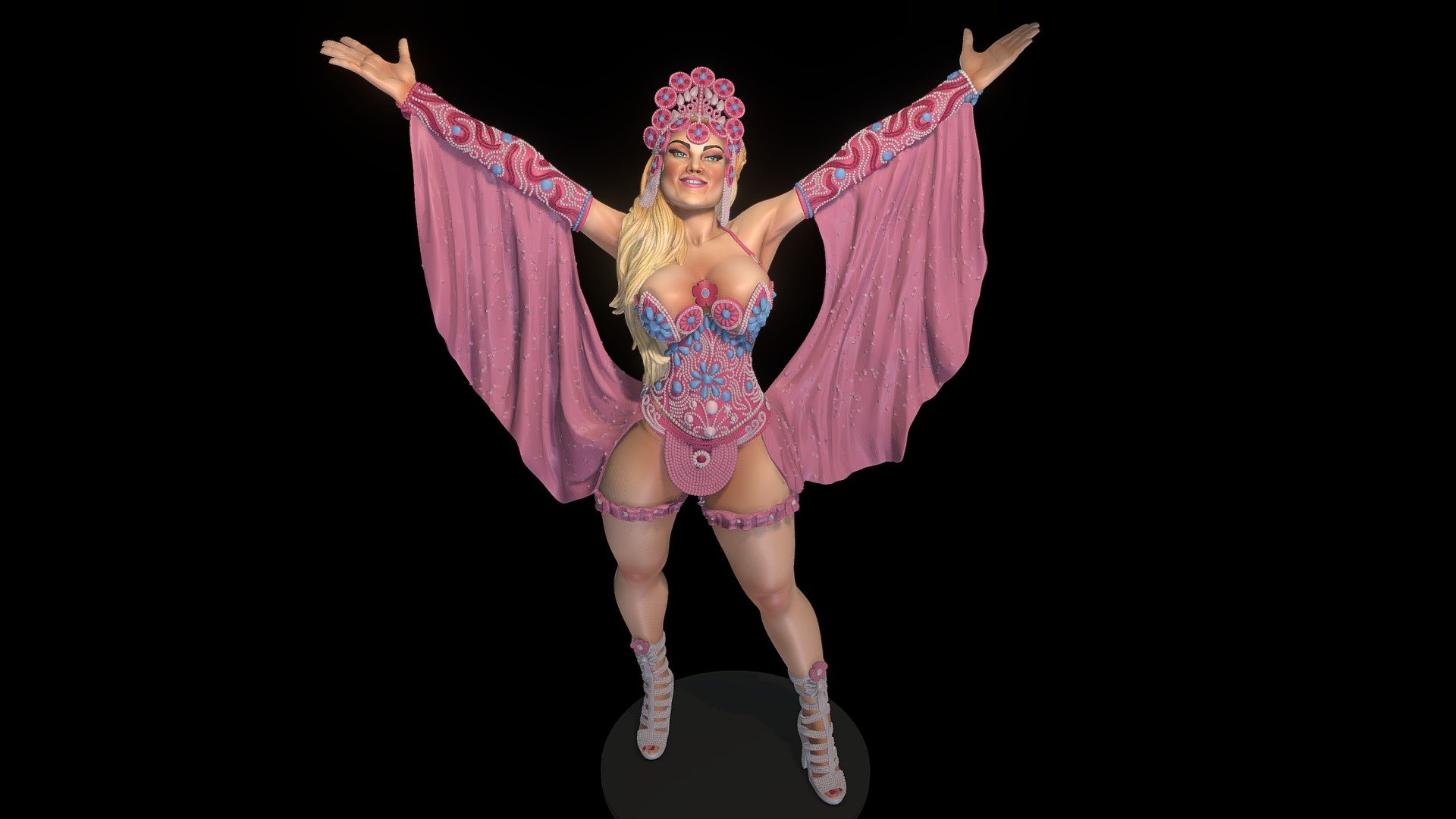 Carnival Queen 3d model