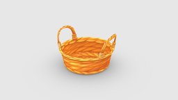 Cartoon vegetable basket