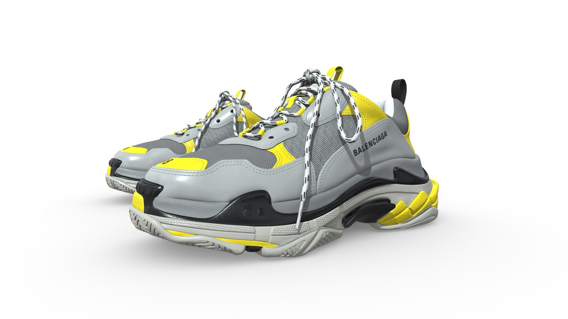 Balenciaga Triple S 3d model