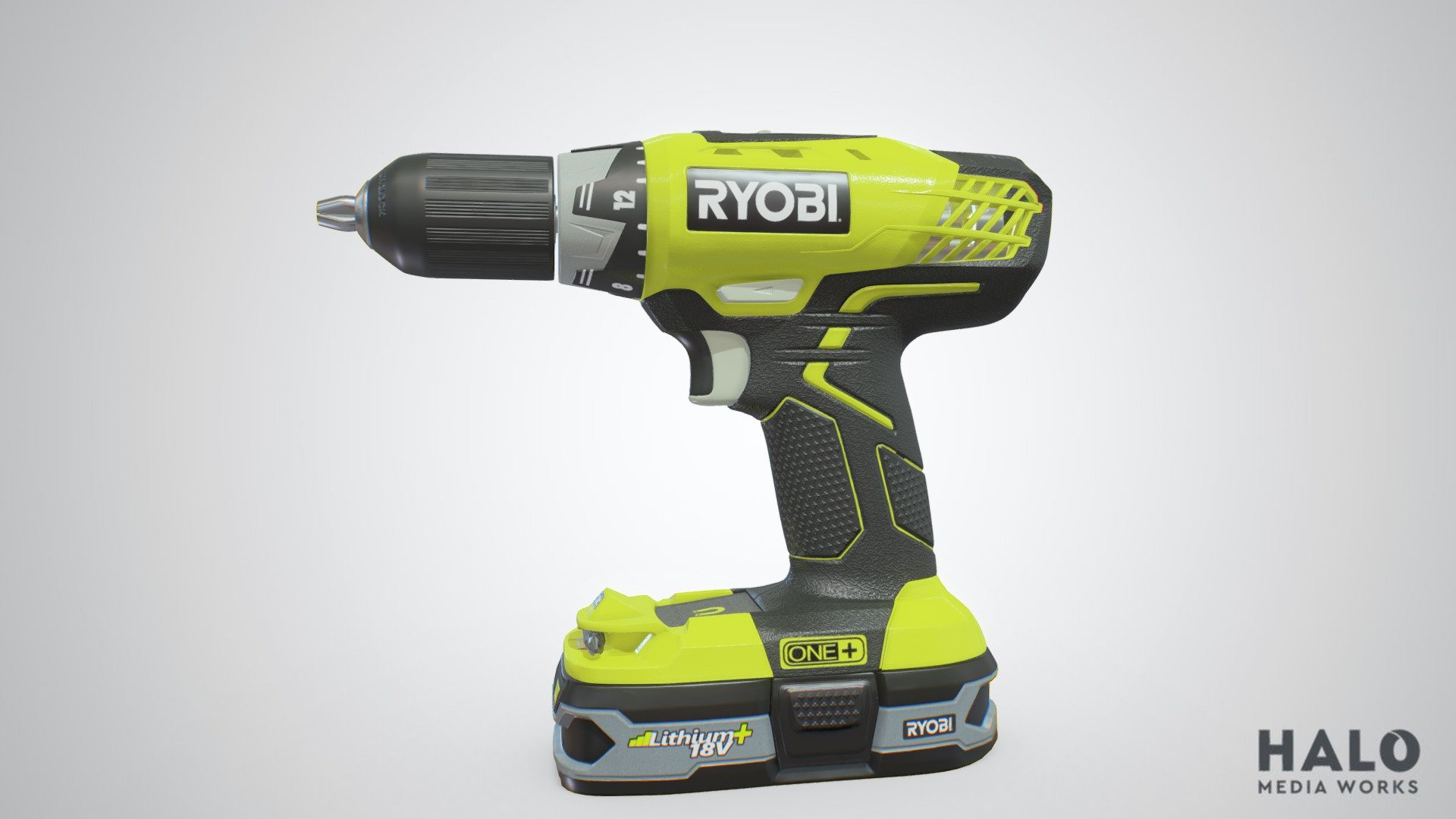 Ryobi Drill 3d model