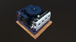 Inside of an nintendo gamecube (photogrammetry)