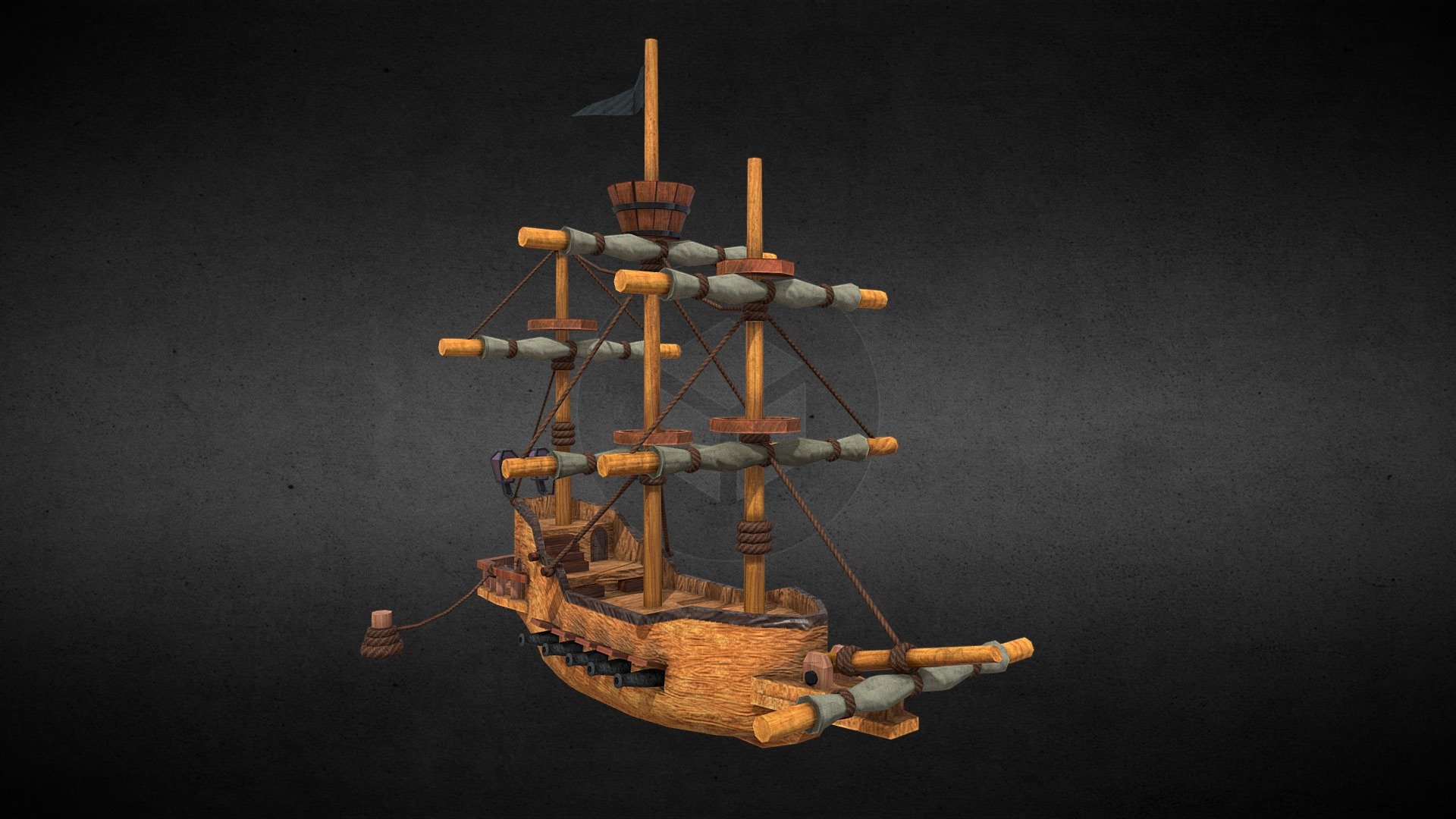 Pirate Ship 3d model