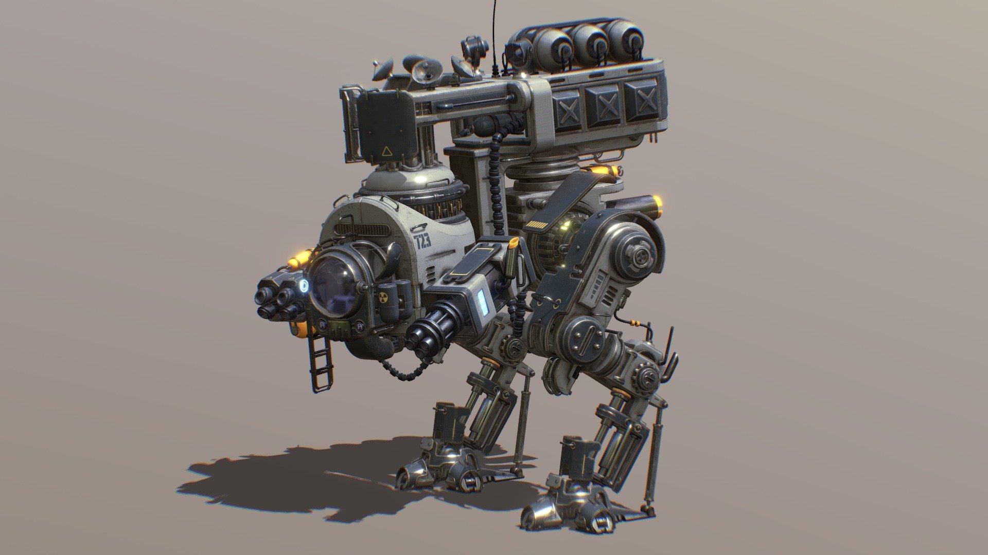 Leviathan Police Mech 3d model