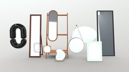 mirror Pack | Blender-UE5-C4D-3DS-max | 2