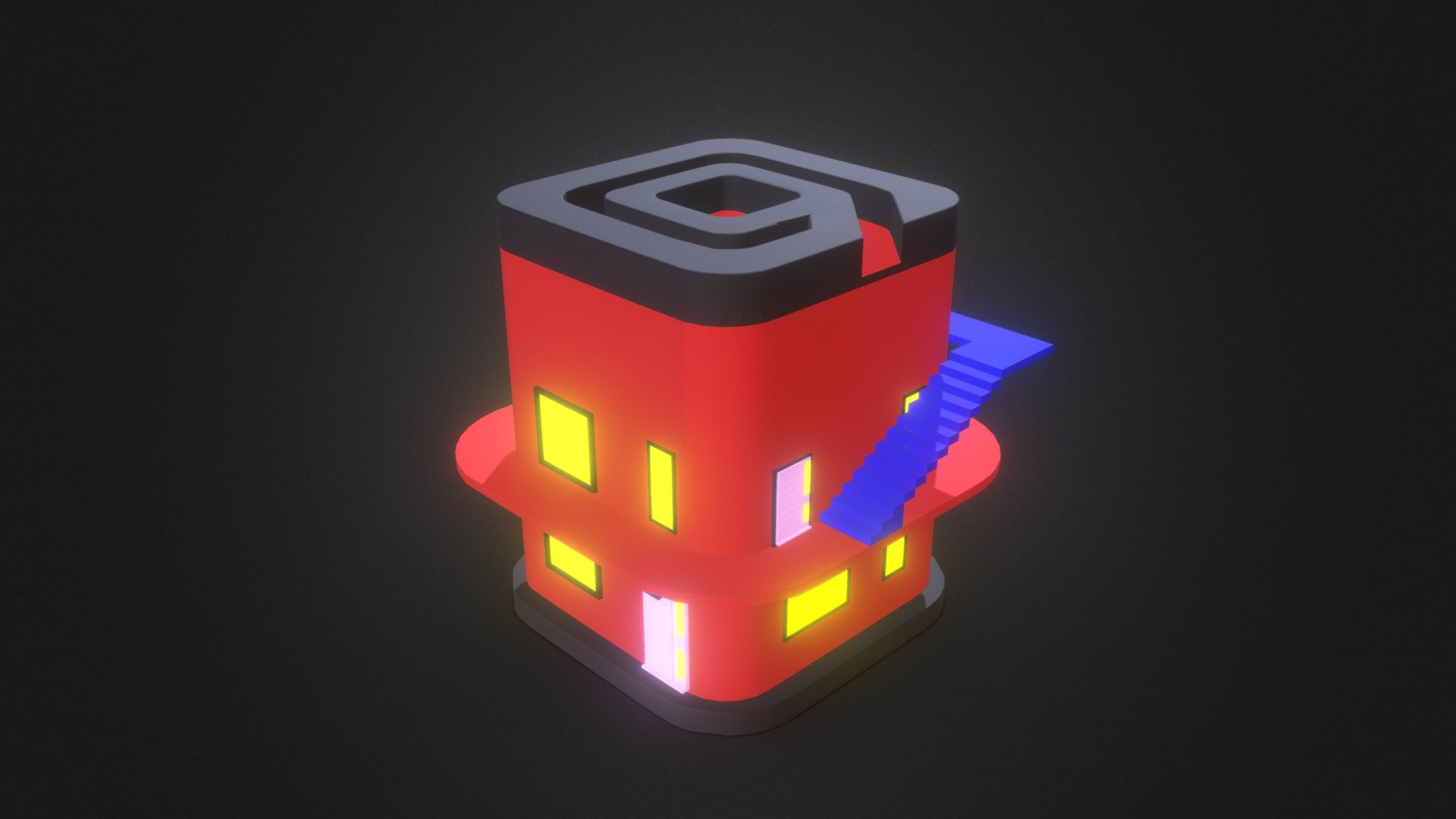 Metaverse House 3D model 3d model